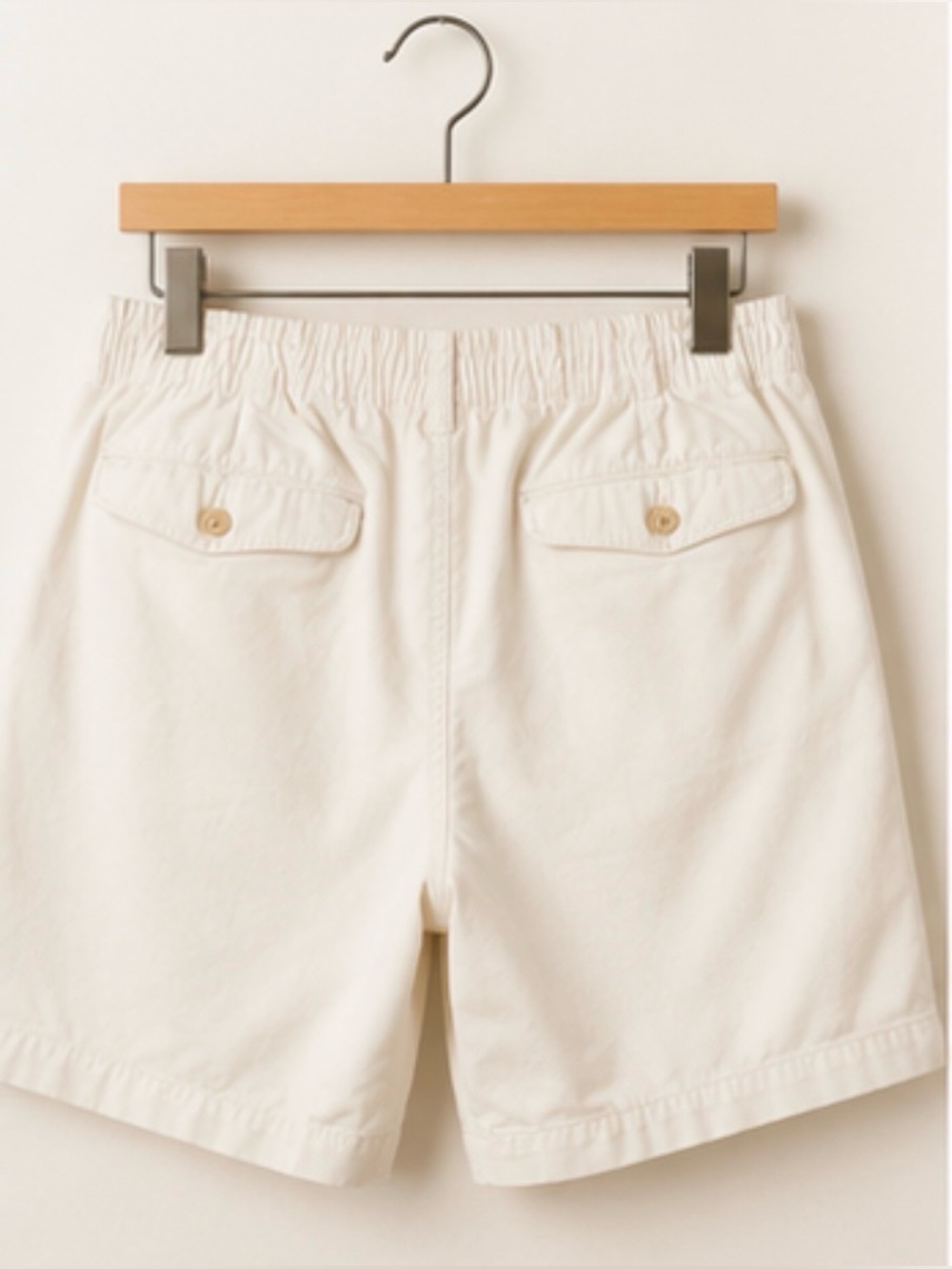 Polo by Ralph Lauren White High-Rise Cotton Shorts - Picture 5 of 6